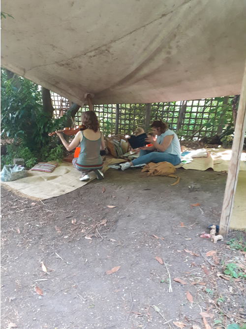 Les enfants au jardin