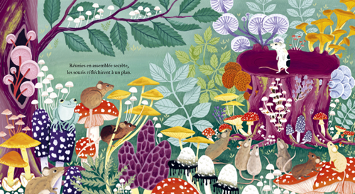 Le renard et les souris des bois